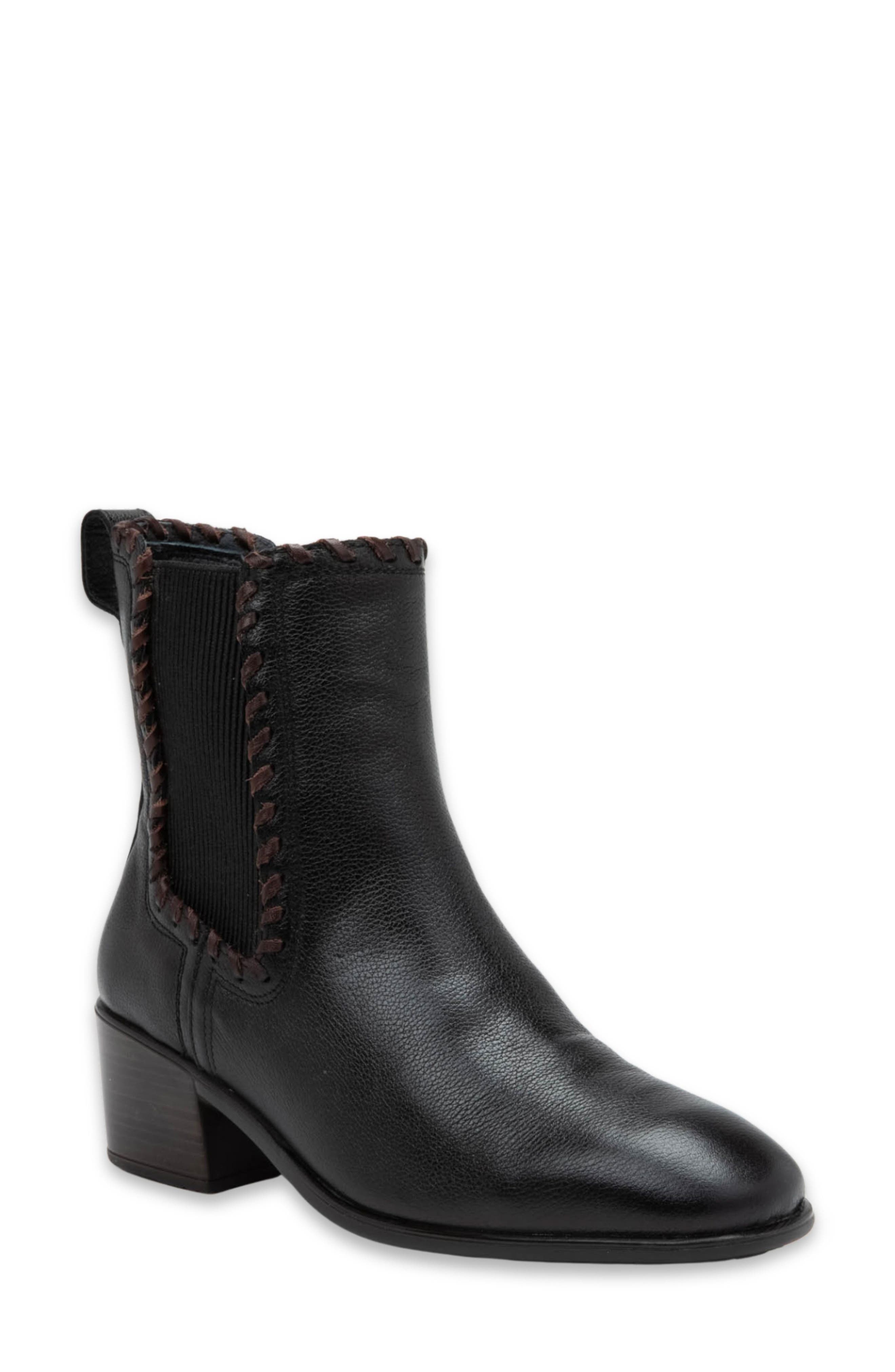 Naot Tradition Chelsea Boot, Main, color, Black Soft Leather
