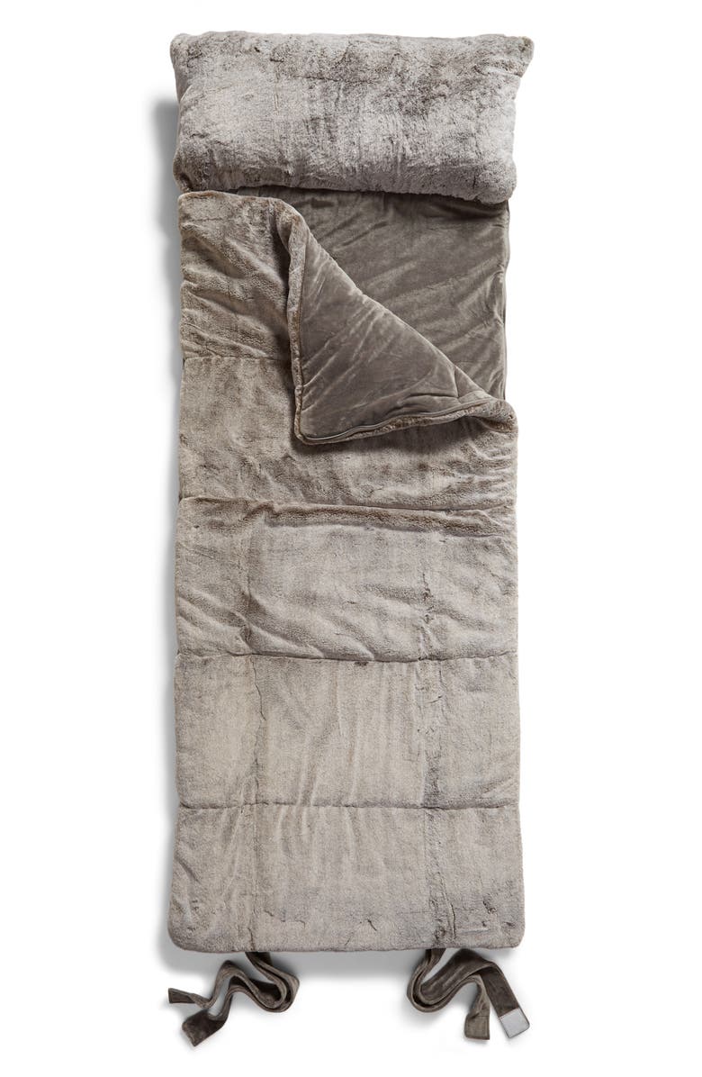 Nordstrom Faux Mink Fur Slumber Bag, Main, color, 