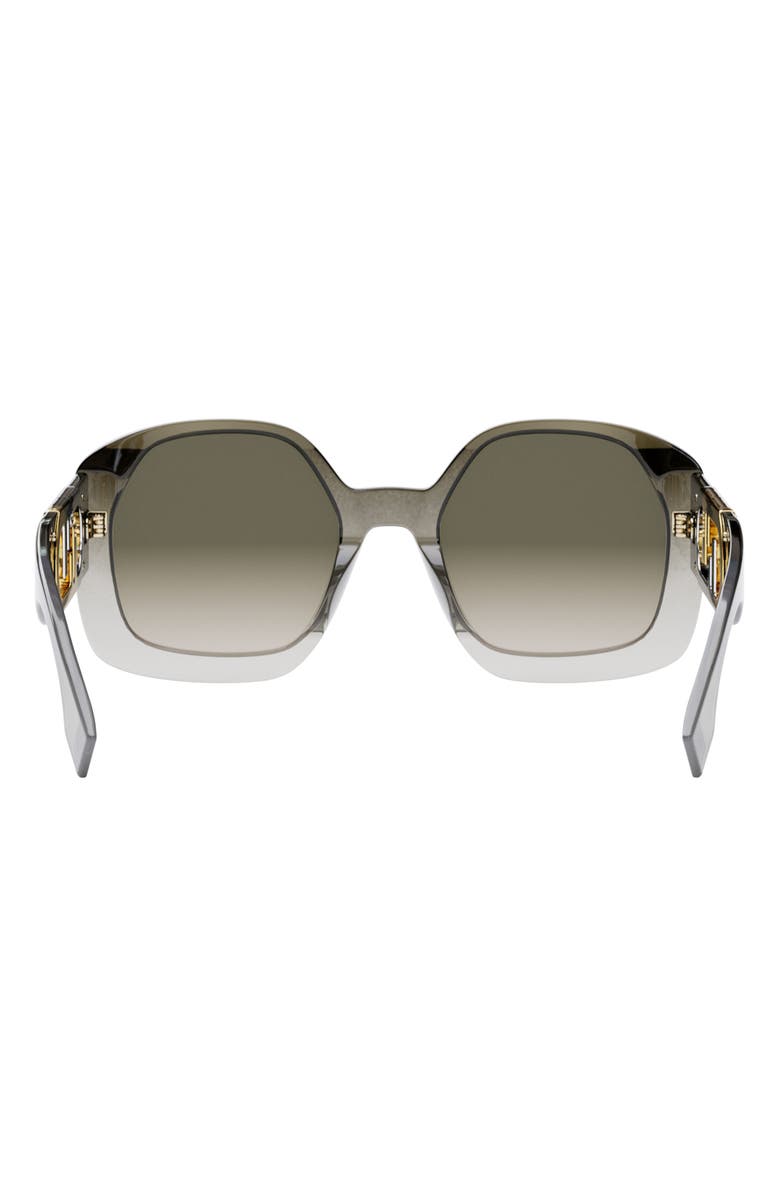Fendi 'Fendi O'Lock 54mm Geometric Sunglasses, Alternate, color,
