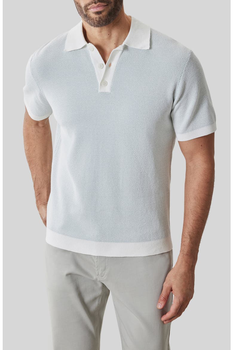 Ronric Polo Sweater, Main, color, DUSTY TEAL