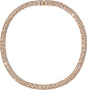 Nadri Crushed Pavé Dome Collar Necklace