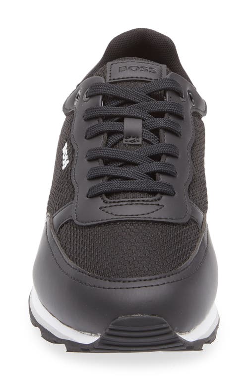 Hugo Boss Boss Parkour Runn Sneaker In Black