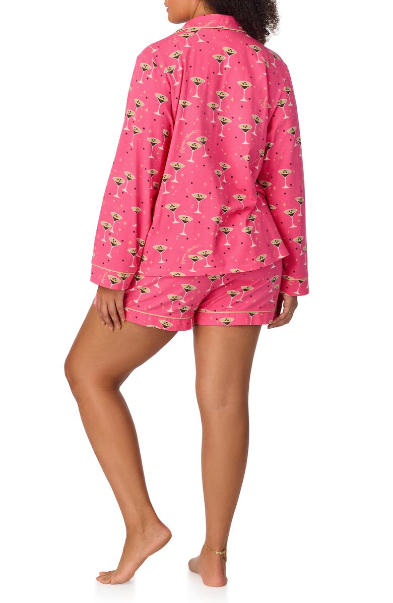 BedHead Pajamas Print Stretch Organic Cotton Jersey Short Pajamas, Alternate, color, 