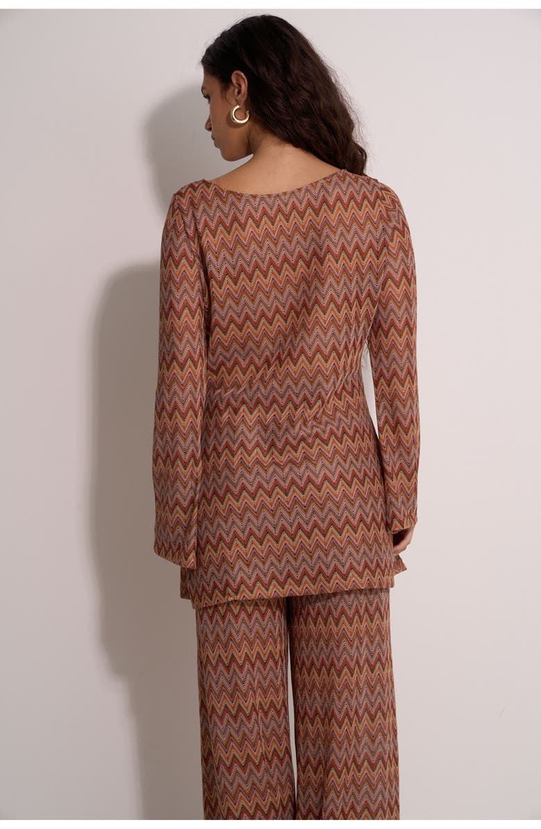 Gottex Beach Life Desert Mirage Beach Tunic, Alternate, color, Multi-Brown