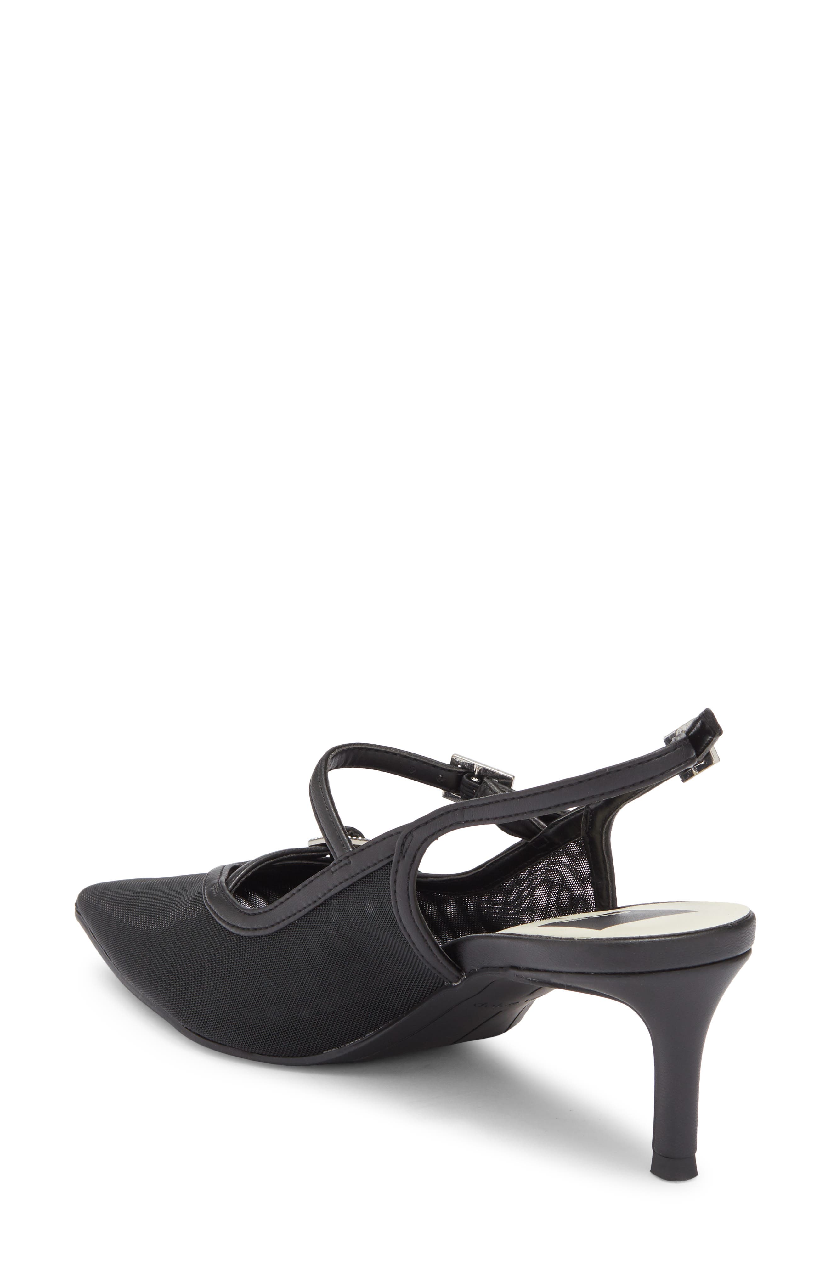 Dolce Vita Kishan Mesh Slingback Pump, Alternate, color, Black Mesh