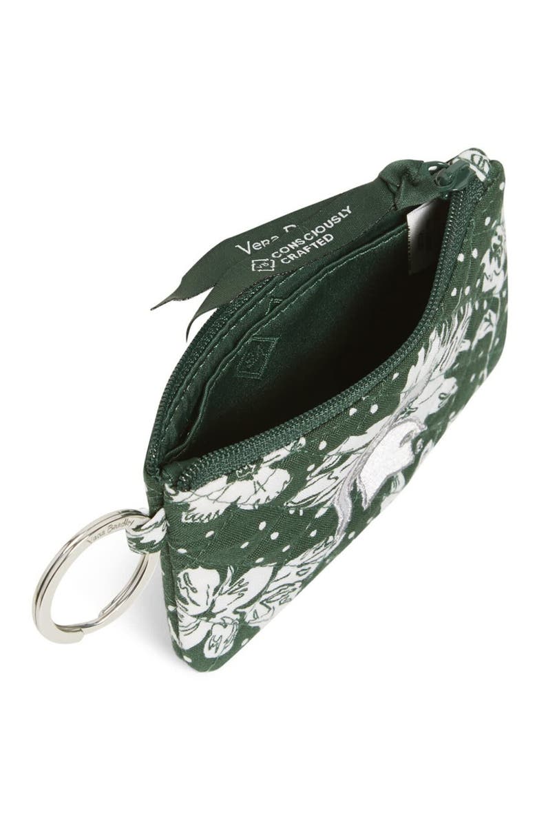 VERA BRADLEY Michigan State Spartans Rain Garden Zip ID Lanyard, Alternate, color,