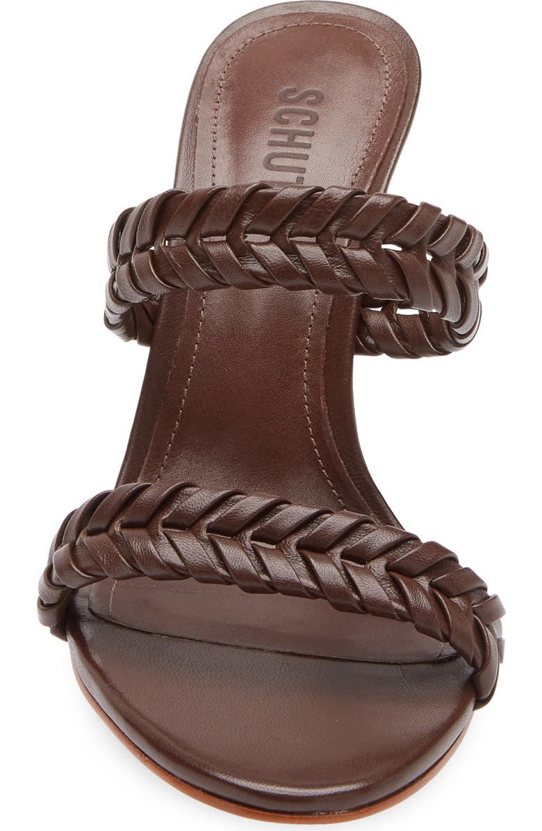 Schutz Cipri Slide Sandal, Alternate, color, Chestnut Brown