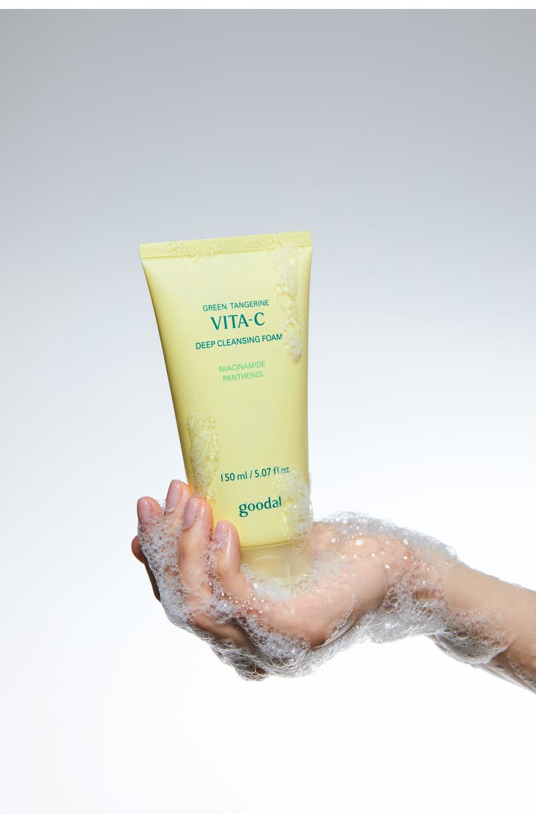 GOODAL Green Tangerine Vita-C Deep Cleansing Foam, Alternate, color,