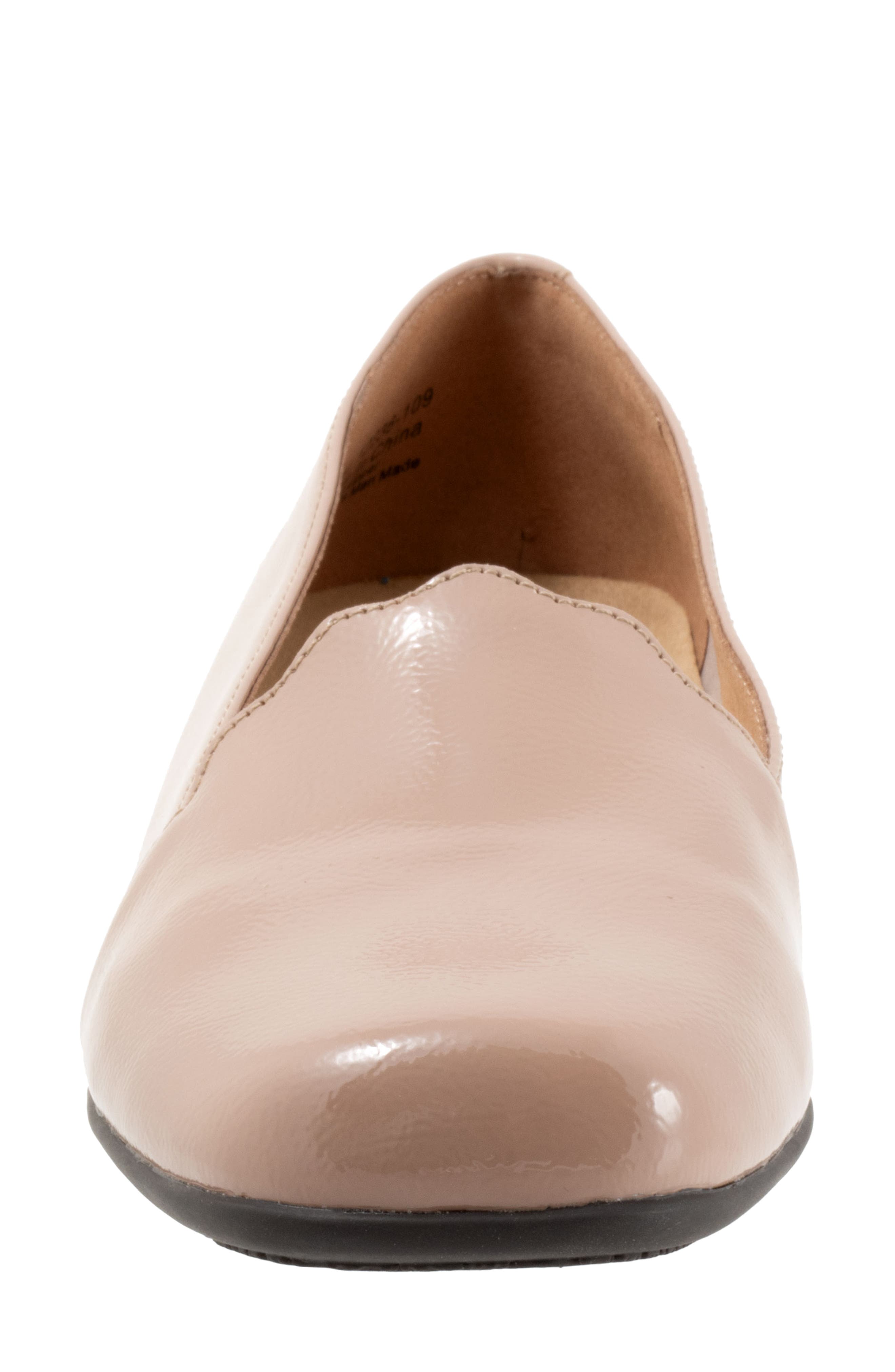 Trotters Sage Flat, Alternate, color, Taupe Patent