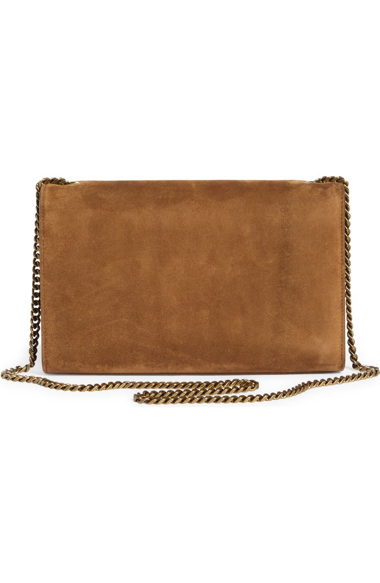 Saint Laurent Medium Kate Suede Shoulder Bag, Alternate, color,