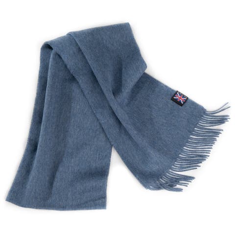 Fringed Merino Wool Scarf