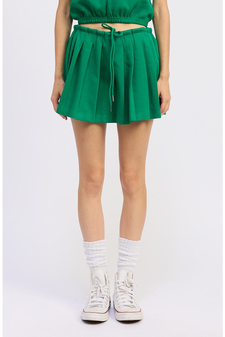Sonnet Miniskirt, Main, color, GREEN