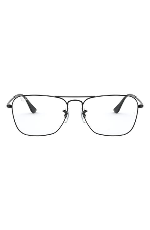 Unisex Caravan 55mm Double Bridge Optical Glasses