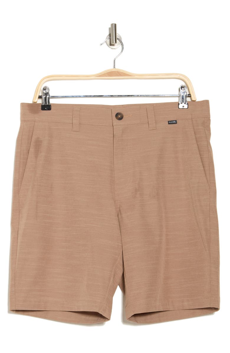 TravisMathew Men's Switchbacks Hybrid Shorts, Alternate, color, Heather Portabella