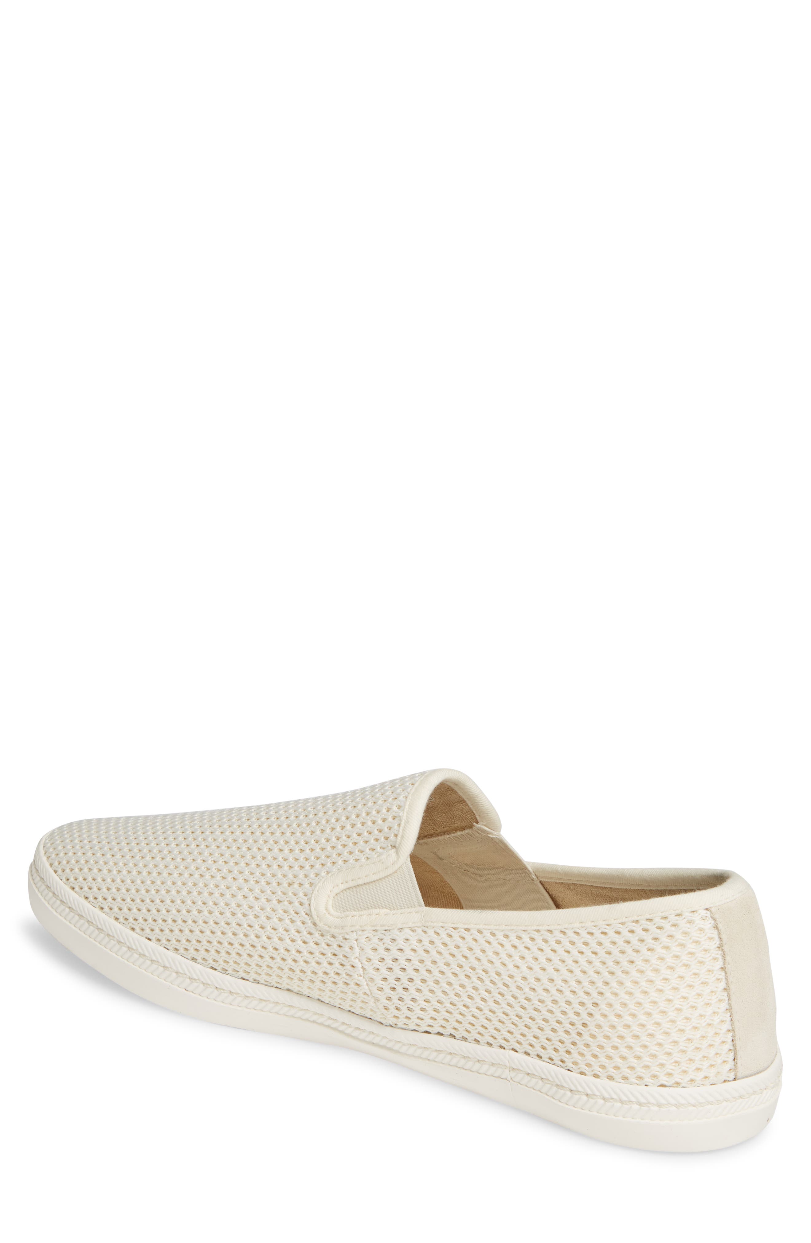 Frank Slip-On, Alternate, color, BONE BEIGE COTTON MESH