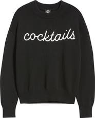 Bobeau Cocktails Cotton Sweater