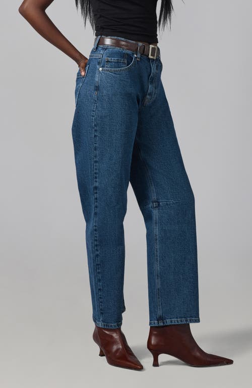 Lola Denim Dylan High Rise Barrel Jean In Blue