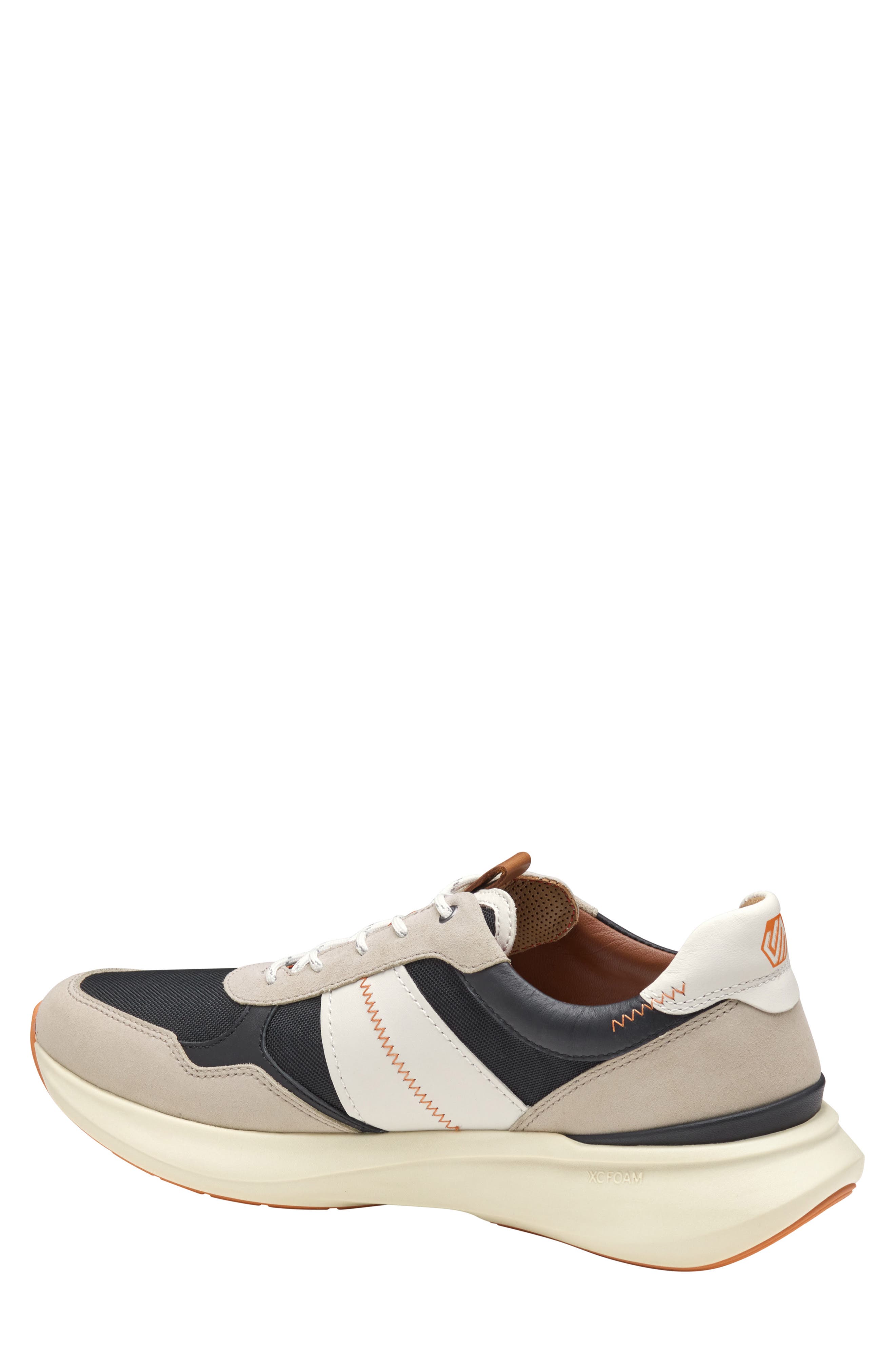 Johnston & Murphy Declan Waterproof Sneaker, Alternate, color, Beige Multi Waterproof Suede