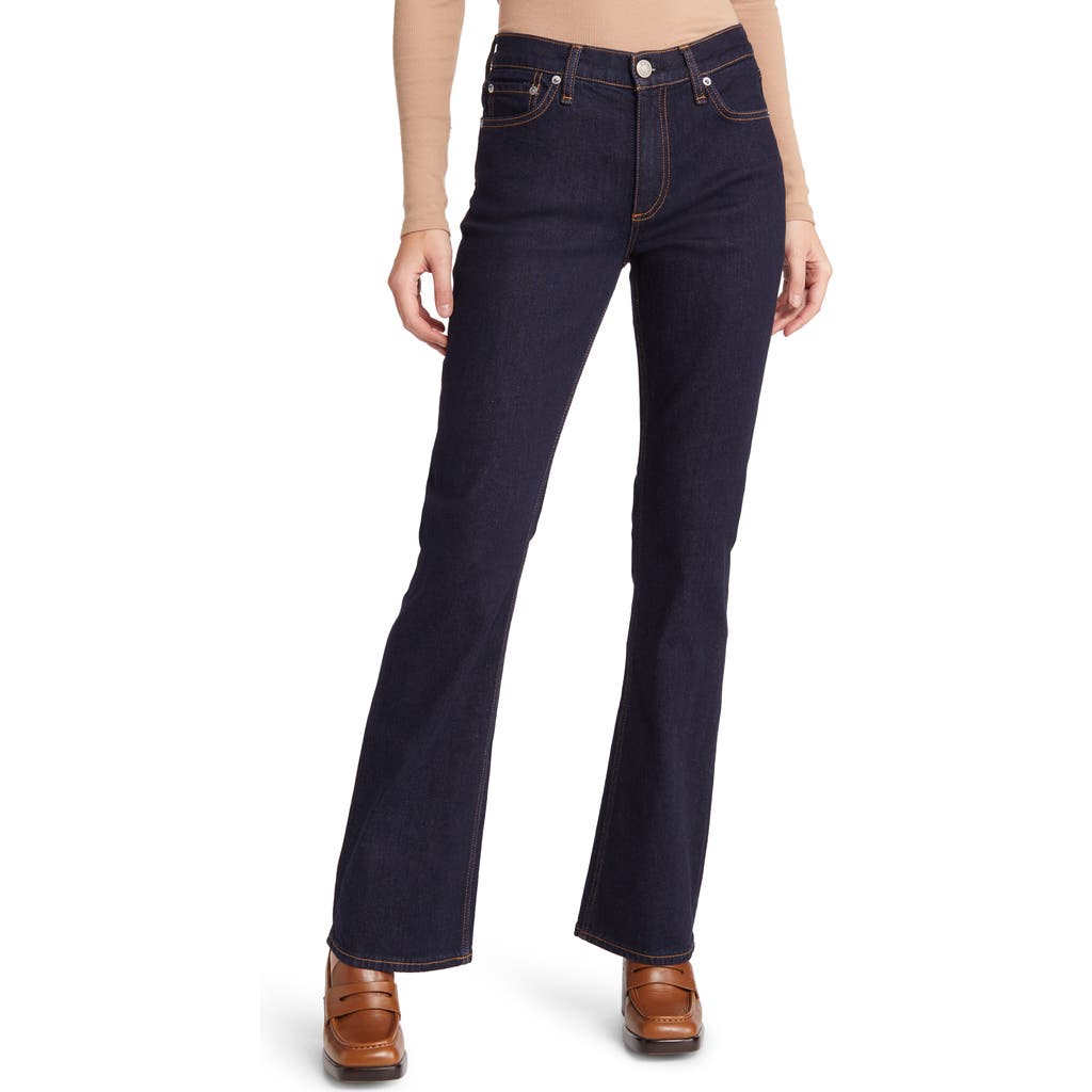 Rag & Bone Peyton Bootcut Jeans In Black