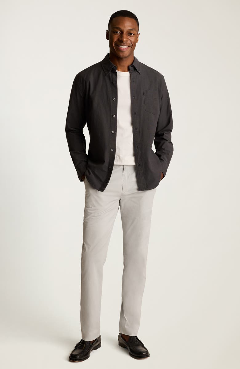 Bonobos Flat Front Stretch Cotton Chinos, Alternate, color, High Rise 15-4101 Tcx