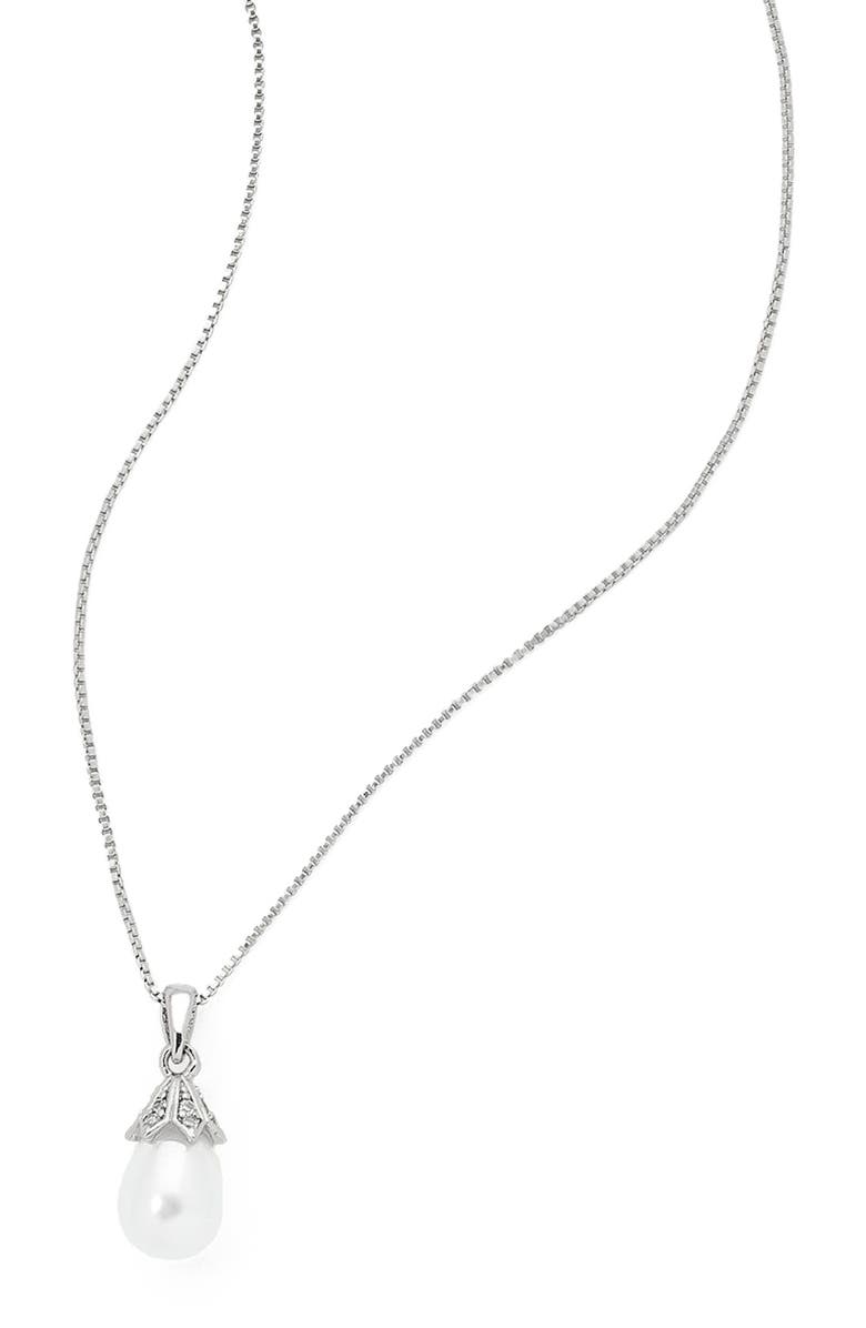 Olive & Piper Madeline Pendant, Main, color, Silver