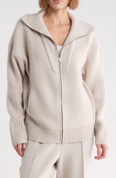 Maple Lane Full Zip Sweater Jacket