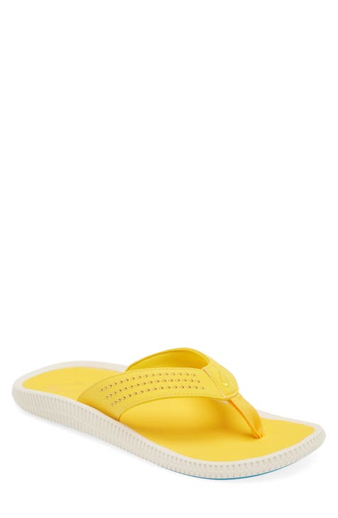 Men s Yellow Sandals Slides Flip Flops Nordstrom