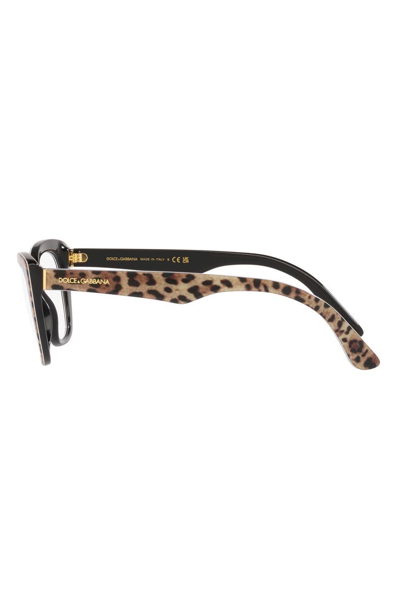 Dolce&Gabbana 54mm Cat Eye Optical Glasses, Alternate, color,