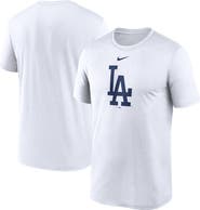 Nike Men's Nike White Los Angeles Dodgers Legend Fuse Large Logo Performance T-Shirt