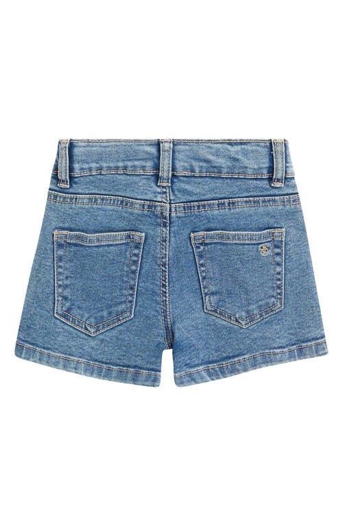Jessica Simpson Kids' Bow Tank Top & Denim Shorts Set In Pink