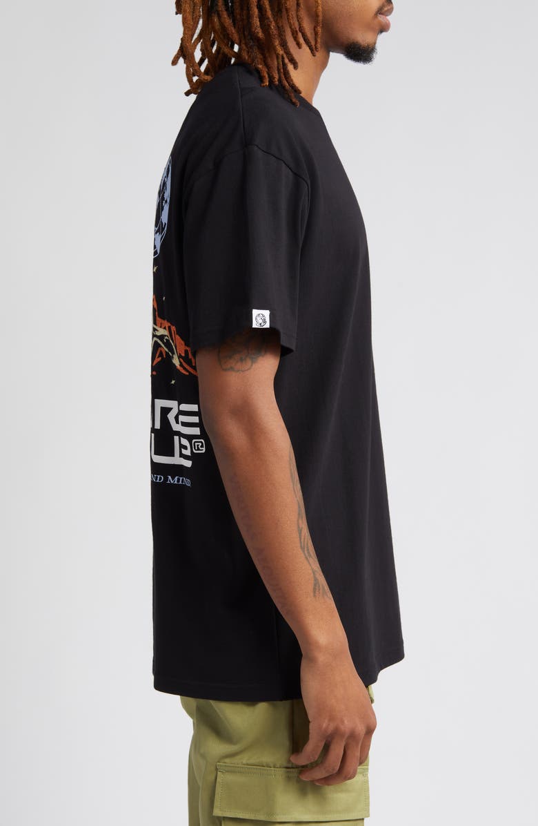 Billionaire Boys Club Wolves Oversize Embroidered Graphic T-Shirt, Alternate, color,