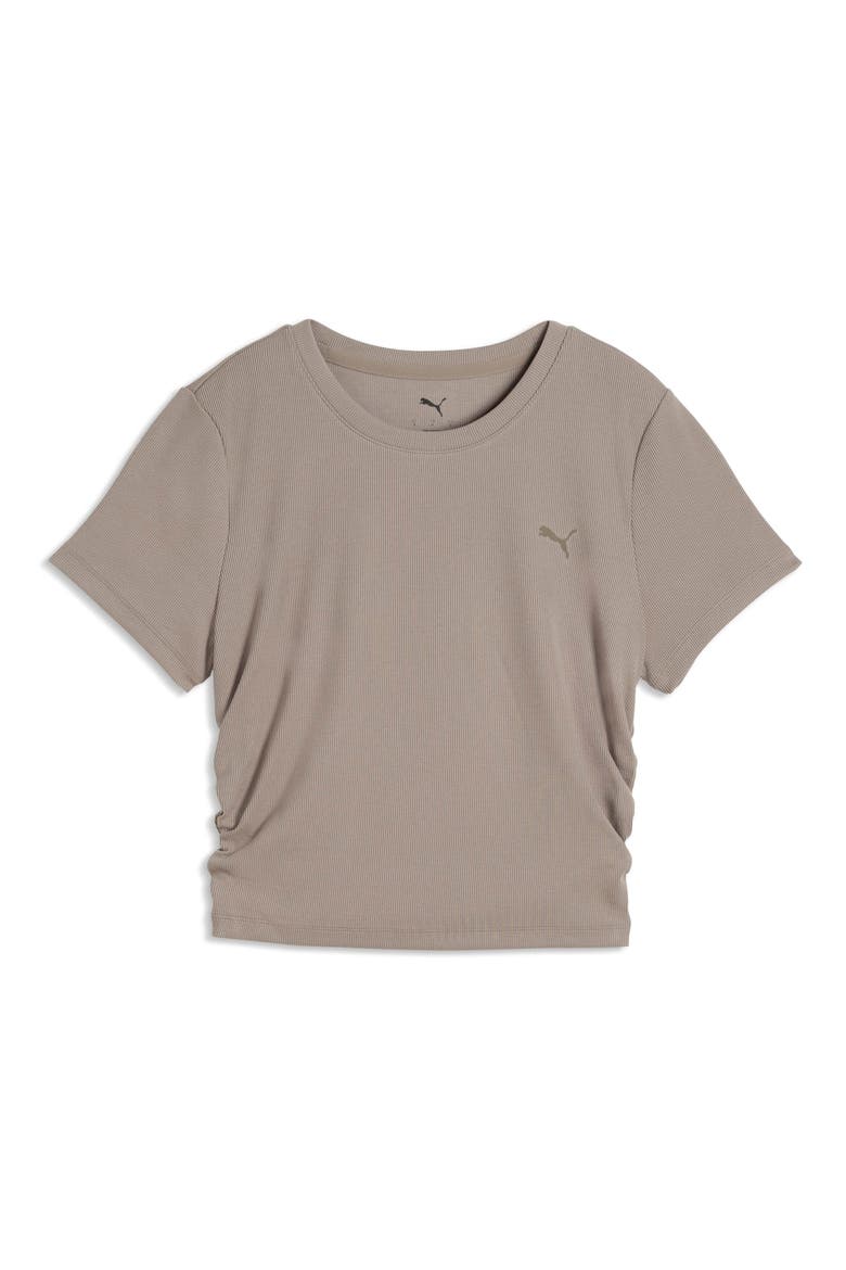 Cloudspun Rib Performance Tee, Alternate, color, MOUSE GRAY