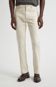 Ralph Lauren Purple Label Sherrington Slim Fit Five-Pocket Pants