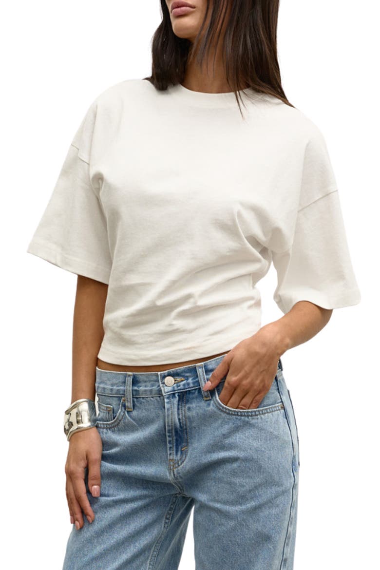 Lex Cotton T-Shirt, Main, color, WHITE