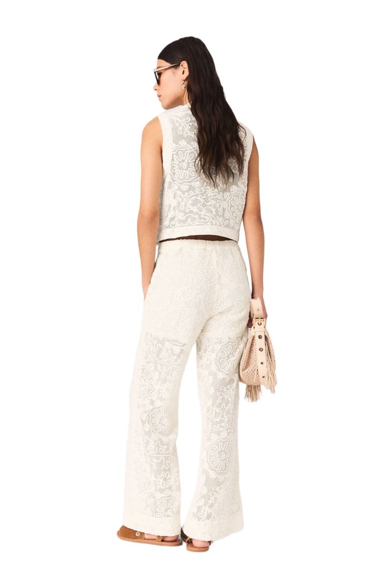 Guipure lace jacket, Alternate, color, Ecru