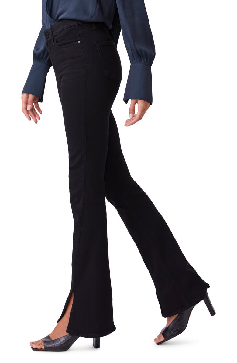 PAIGE Transcend Manhattan High Waist Twist Inseam Bootcut Jeans, Alternate, color, 