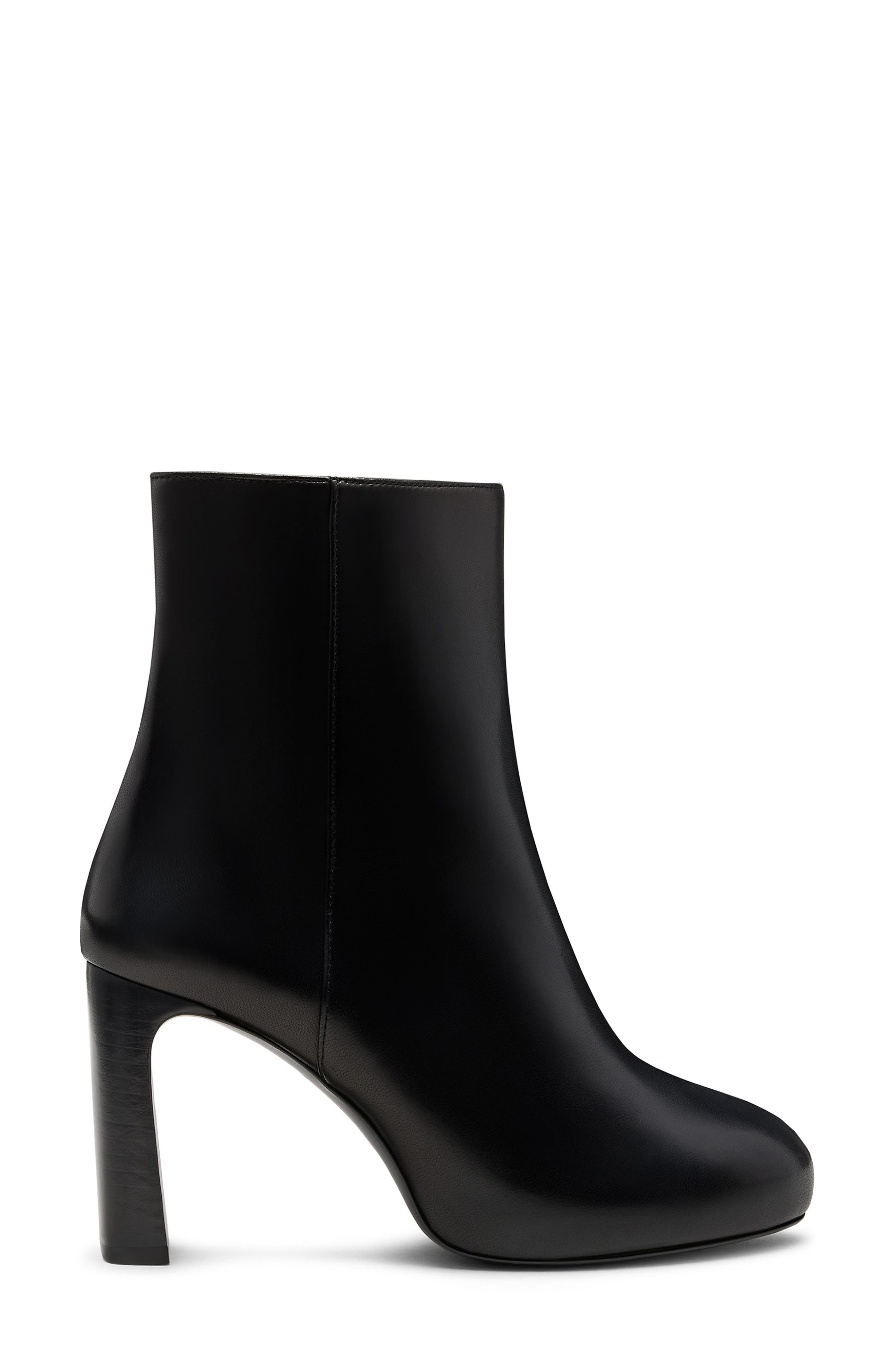 Stuart Weitzman Babette Platform Zip Bootie, Alternate, color, Black