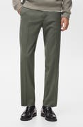 MANGO Regular Fit Pleated Pants