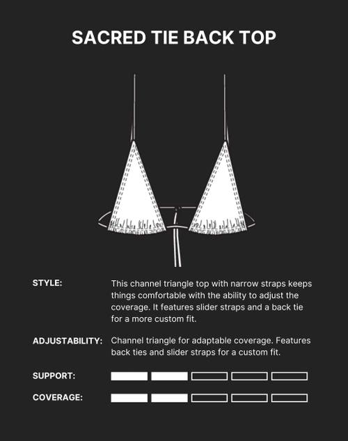 Shop Minimale Animale Sacred Tie Back Tassel Bikini Top