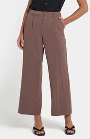 NYDJ Crepe Ankle Wide Leg Pants
