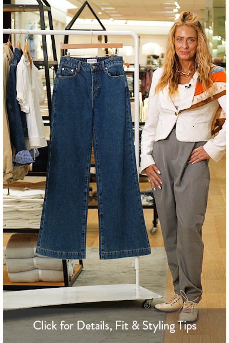 Goldie High Waist Wide Leg Jeans video