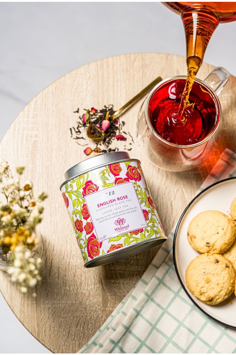 English Rose Loose Leaf Tea Caddy, Alternate, color, Rose Tea