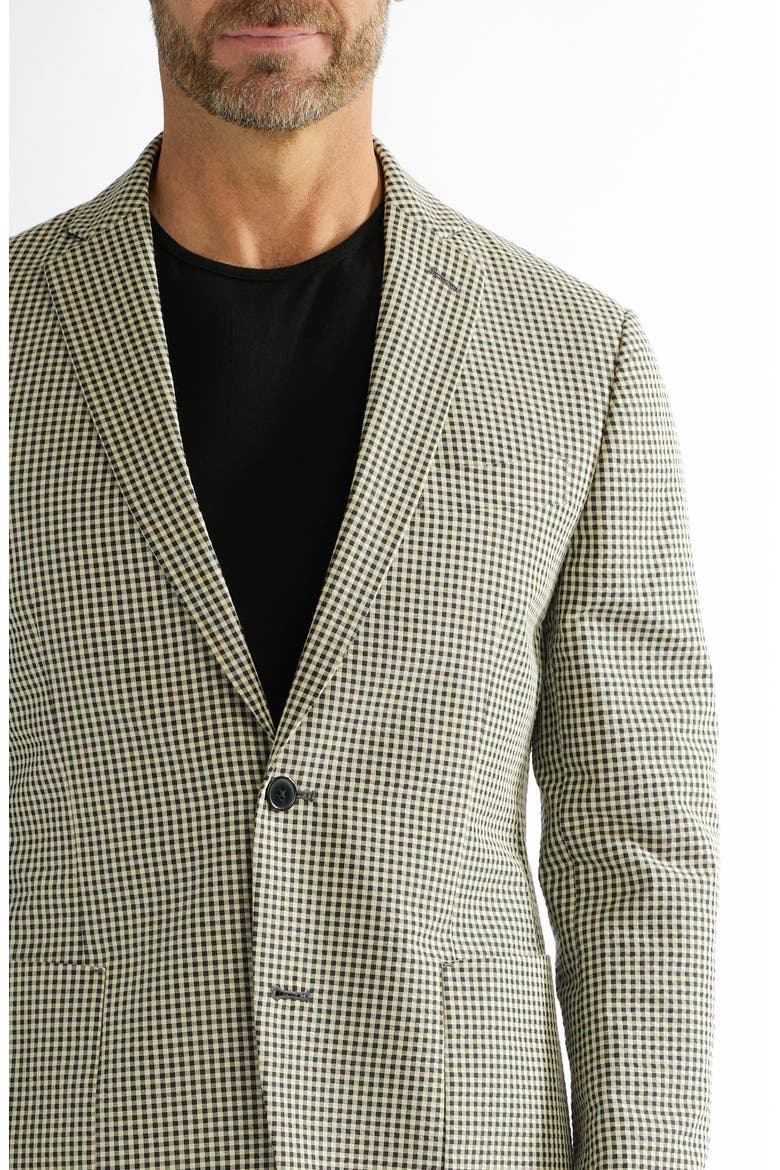 Gatona Seersucker Sport Coat, Alternate, color, BLACK/CREAM CHECK
