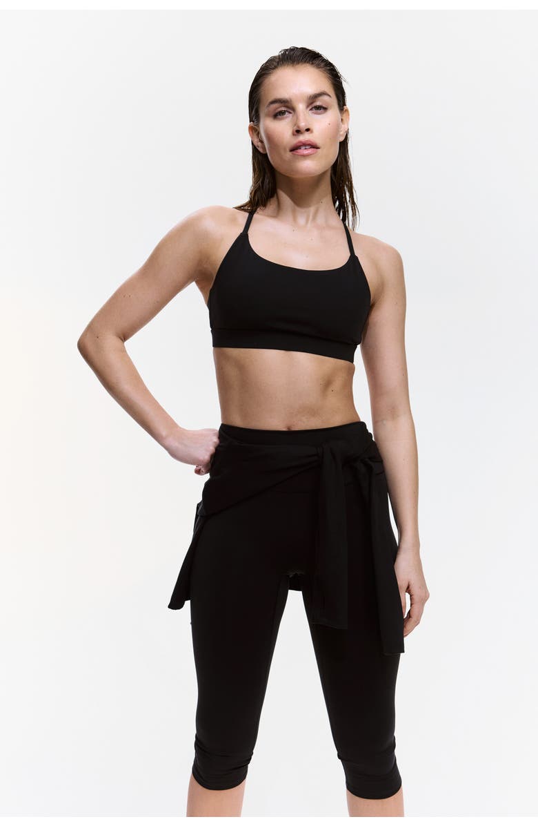H&M Sculptmove sports bra, Alternate, color, Black