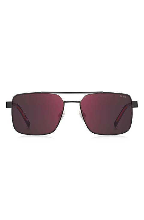 HG 1313/S 56mm Gradient Rectangle Sunglasses