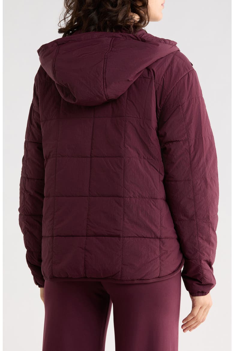 Lia Hooded Jacket, Alternate, color, WINETASTING