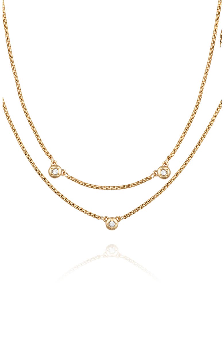 Multi-Strand Necklace, Alternate, color, GOLD TONE