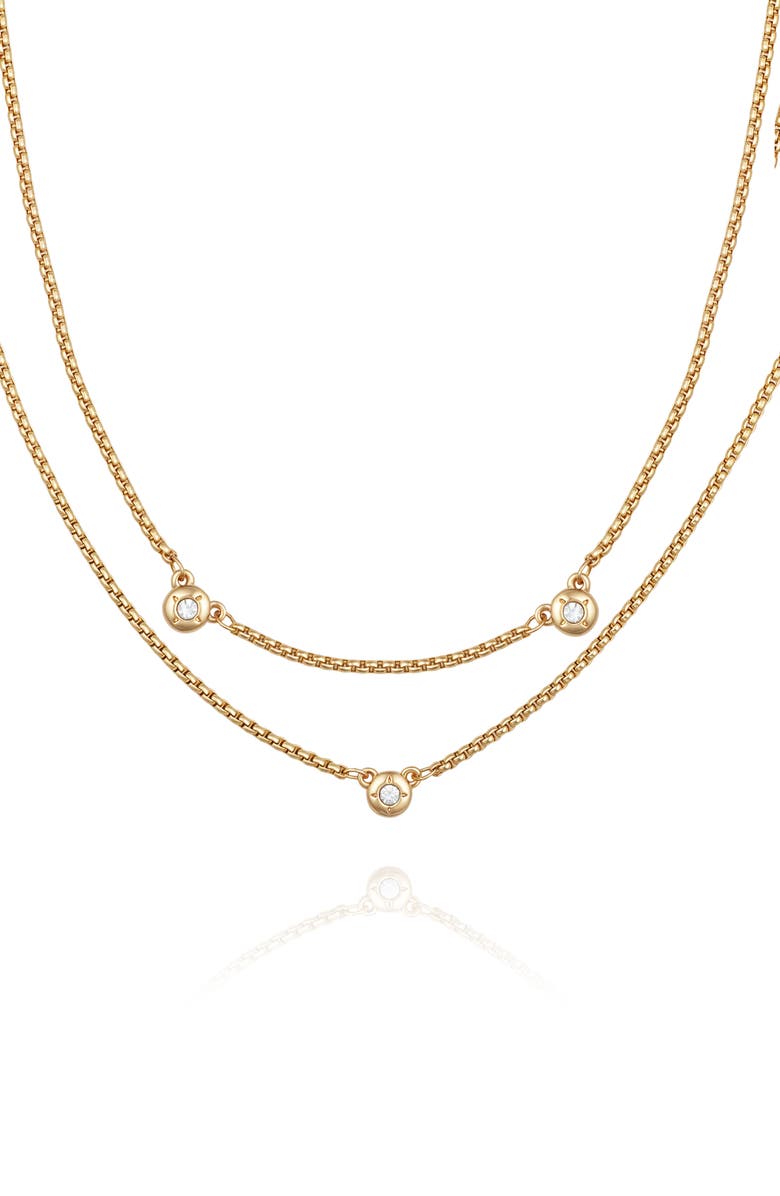 Vince Camuto Multi-Strand Necklace, Alternate, color, Gold Tone