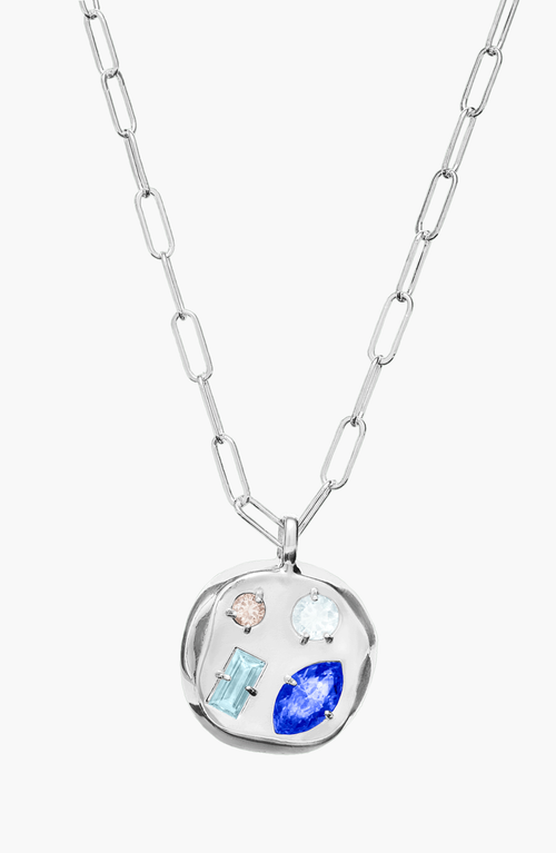 Birthdate Co. The September Birthdate Silver Pendant In September 17th - Silver
