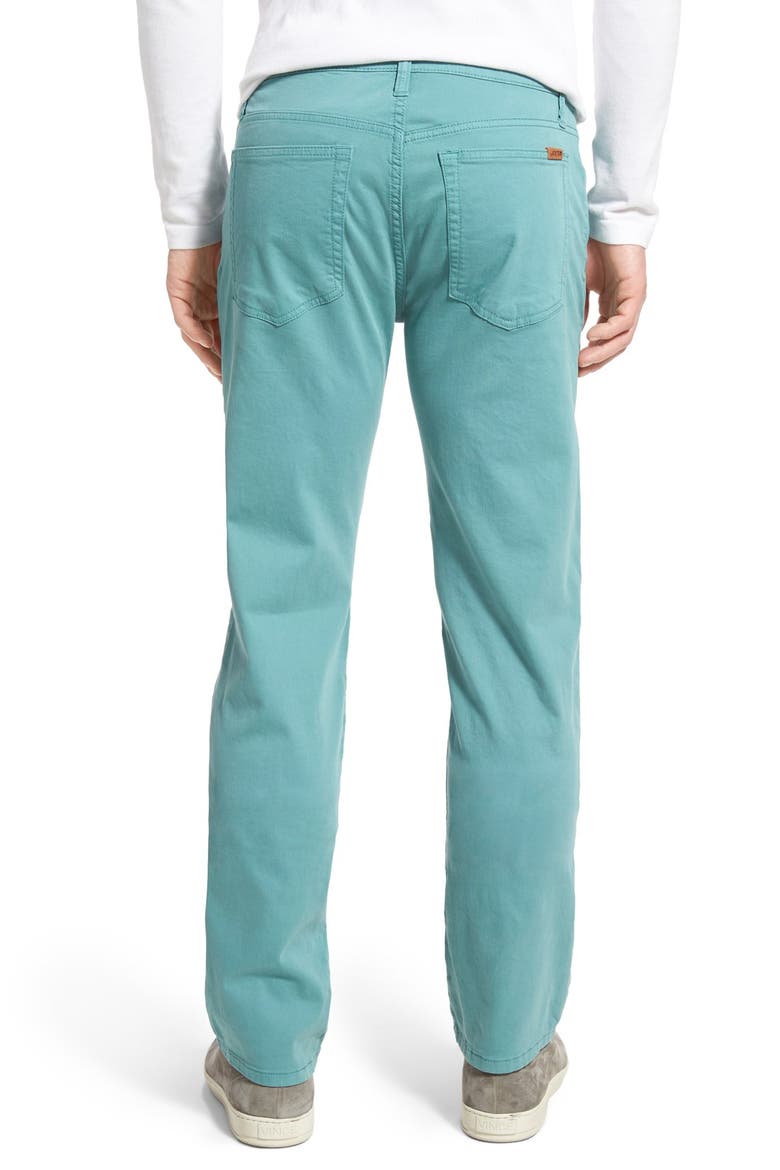 'Brixton' Slim Fit Cotton Twill Pants, Alternate, color, Sage